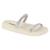 Papete Moleca Slide Tira Glitter Feminino Prata bco off