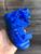 Papete sandália infantil masculino e feminino baby bebê com led luzinha Azul royal