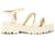 Papete Sandalia Ramarim 2438202 Flatform Tratorada Feminino Creme