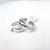 Par de alianças de namoro 6mm anel de compromisso prata em aço inoxidável Prata