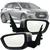 Par Kit Retrovisor Direito e Esquerdo GM Chevrolet Onix Plus 2020 2021 Regulagem Elétrico sem Sensor de Ponto Cego com Capa Prata Branco ou Vinho Prata