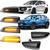 Par Pisca Seta Sequencial Chevrolet GM Onix Tracker Onix Plus LT LTZ Sinal Repetidor Lâmpada Led para lama ano 2020 2021 2022 2023 Preto