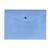 Pasta Envelope Botão Dello A4 Azul Pastel