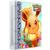 Pasta Fichário Álbum Cristal Cartas Cards Pokémon Com 30 Folhas 9 Bolsos 4 Argolas Evee Kawaii