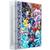 Pasta Fichário Álbum Cristal Cartas Cards Pokémon Com 30 Folhas 9 Bolsos 4 Argolas Ash - XY