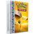 Pasta Fichário Álbum Cristal Cartas Cards Pokémon Com 30 Folhas 9 Bolsos 4 Argolas Detetive Pikachu