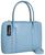 Pasta Maleta Executiva Feminina Case Notebook Bolsa Social Trabalho Azul, Celeste, Liso