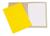 Pastas Ofício Cartão Duplex Com Grampo Plástico: 100 Unidades Amarelo