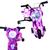 Patinete Eletrico 3 Rodas Triciclo Infantil Drift Bluetooth Galaxia