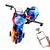 Patinete Eletrico 3 Rodas Triciclo Infantil Drift Bluetooth Galaxia azul