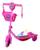 Patinete Infantil Menino Menina Musica 3 Rodas Led Cestinha Patinete rosa menina