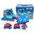 Patins Infantil Ajustável 30-33 + Kit Proteção Completo Com Capacete Cotoveleiras Joelheiras Unitoys Azul