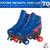 Patins Infantil Quad Roller 4 Rodas Ajustável c/ Luzes Led Azul