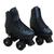 Patins Infantil Roller Quad Criança Vários Tamanhos Esporte Clássico Divertido Com Freio Importway Preto 32, 33