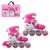 Patins Inline Roller Semi Profissional Ajustável Com 4 Rodas Preto 31 à 34