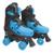 Patins Roller Masculino Ajustável Azul E Preto 33-36 Azul