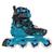 Patins Traxart Infantil Ajustavel X-Light Com LED Abec-9 Azul, G, 33, 36