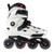 Patins Volt + 2.0 Branco Inline Freestyle Traxart 80mm Abec-9 Branco