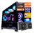 Pc Gamer Cpu Ryzen 5 7600x, Ssd 2tb M.2 Nvme, 128gb Memória Ram Ddr5, RTX 3060ti 8GB, Windows 11 Pro Gabinete Aquário Kirra Branco