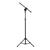 Pedestal para Microfone Girafa com Regulagem de Altura Pés Dobráveis- PE-2 Visão Musical Preto