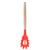 Pegador de Massas Silicone Bambu 32cm Prático Cozinha Vermelho