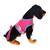 Peitoral Coleira Guia Pet Cachorro Colete Neoprene 3 Até 8kg Pink com verde