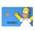 Pelicula Adesiva Cartão De Crédito Débito Simpsons 03 Unidades  08