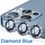 Pelicula para Camera Vidro Metal iPhone 14 Pro / Pro Max Azul-brilhante