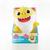 Pelucia com musica 20cm baby shark sunny Amarelo