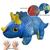 Pelucia Dinossauro Toque Silicone Gel Sensorial Dino Educativo Criança Colorido Presente Infantil Bebê Carro Berço Azul