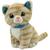 Pelucia gatinho miau sentado 18cm bbr Caramelo