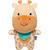 Pelúcia Infantil Turminha Soft Safari Supermacia Poliester Buba Baby Girafa