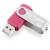 Pen Drive Twist 16GB USB Multilaser Leitura 10MB Gravação 3MB Rosa
