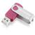 Pen Drive Twist 8GB USB Leitura 10MB/s e Gravação 3MB/s Rosa Multi - PD687 Rosa