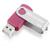 Pen Drive Twist 8GB USB Leitura 10MBs e Gravação 3MBs Rosa Multilaser - PD687 Rosa