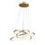 Pendente LED Montreal 89W Luz Branco Quente Quality Dourado