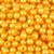 Pérola Linhas Douradas Plástico 100% ABS Com Furo - 8mm - 50 unidades Amarelo Ouro