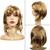 Peruca  De Carnaval Wig Varias Cores Festas Cosplay Premium 0903 Marrom