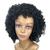 Peruca Lace Wig Afro Cacheada Modelo Sonya Fibra Premium Curta Preto