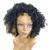 Peruca Lace Wig Afro Cacheada Modelo Sonya Fibra Premium Curta Ombre Mel