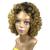 Peruca Lace Wig Afro Cacheada Modelo Sonya Fibra Premium Curta Tt427