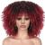 peruca organica premium cacheada wig aspecto de natural afro Mt1/bug