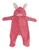 Pijama c/capuz fantasia 0 a 3 meses camesa - ratinho rosa tamanho único Coelhinho rosa escuro