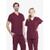 Pijama Cirúrgico Conjunto Hospitalar-unissex-scrub-Gabardine Plus Size PH05 - 1 Verde