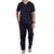 Pijama Cirúrgico Uniforme Scrub Veterinário Enfermeiro Médico Hospitalar - Ph - S Preto