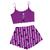 Pijama Curto Adulto Feminino Divertida Blusa E Short Doll Roxo