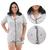 Pijama Feminino Americano Plus Size  Cinza coração