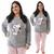 Pijama Feminino Plus Size Longo Inverno Frio Blusa e Calça Snoopy rosa