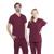 Pijama Hospitalar Cirurgico Scrub Gabardine Unissex PH - S SCRUB BORDÔ