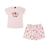 Pijama Infantil Manga Curta Menina Pulla Bulla Ref. 46502 Rosa